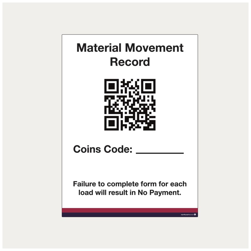 Material Movement Board 