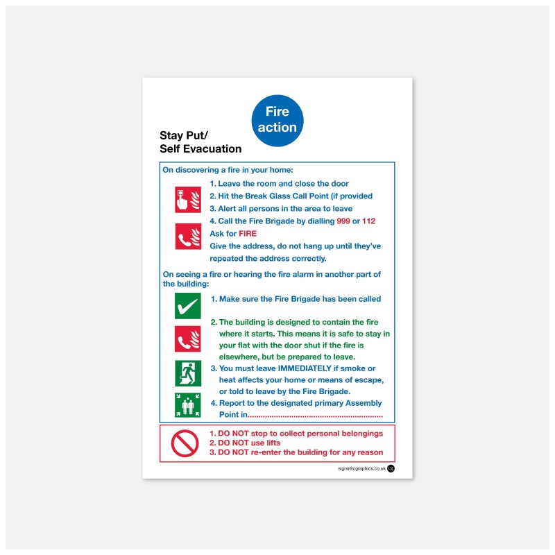 Stay Put - Fire Action 