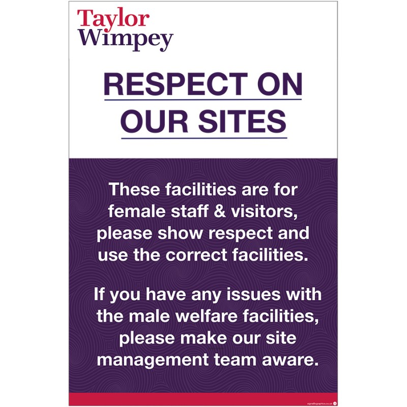 Respect on our Sites 