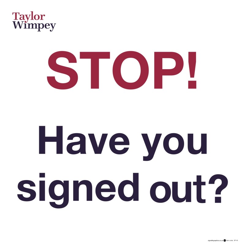 TW AS-52 Stop! Have you signed out? 