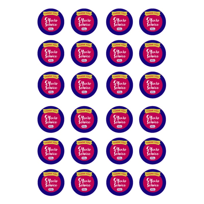 Years of Service Helmet Stickers - Full Pack 